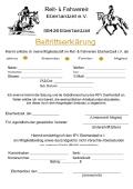 Beitrittserkl�rung / Beitr�ge und Geb�hren